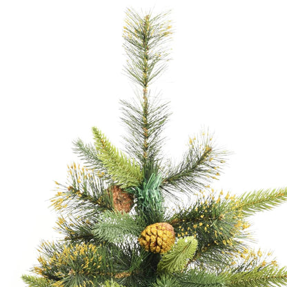 Artificial Hinged Christmas Tree with Cones 210 cm - OLBRIT