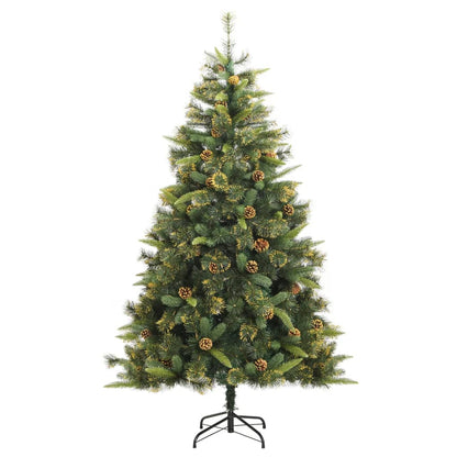 Artificial Hinged Christmas Tree with Cones 240 cm - OLBRIT