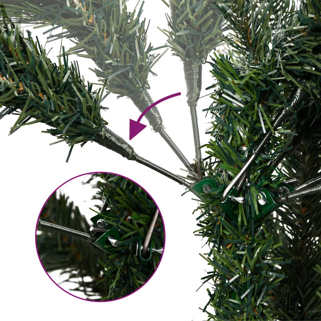 Artificial Hinged Christmas Tree with Cones 240 cm - OLBRIT