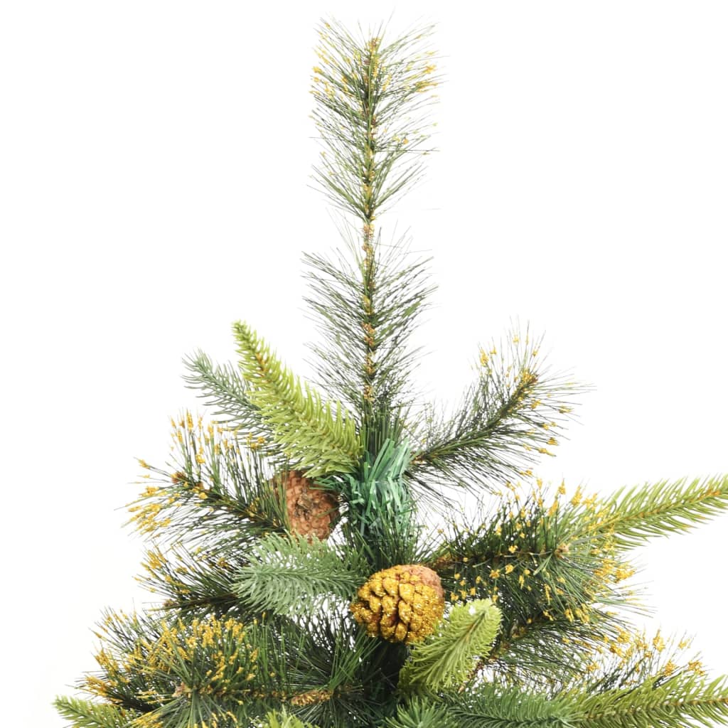 Artificial Hinged Christmas Tree with Cones 240 cm - OLBRIT