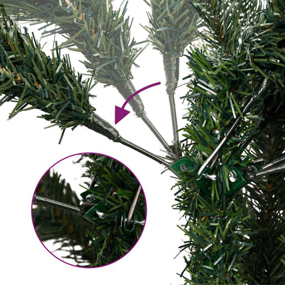 Artificial Hinged Christmas Tree with Cones and Berries 150 cm - OLBRIT