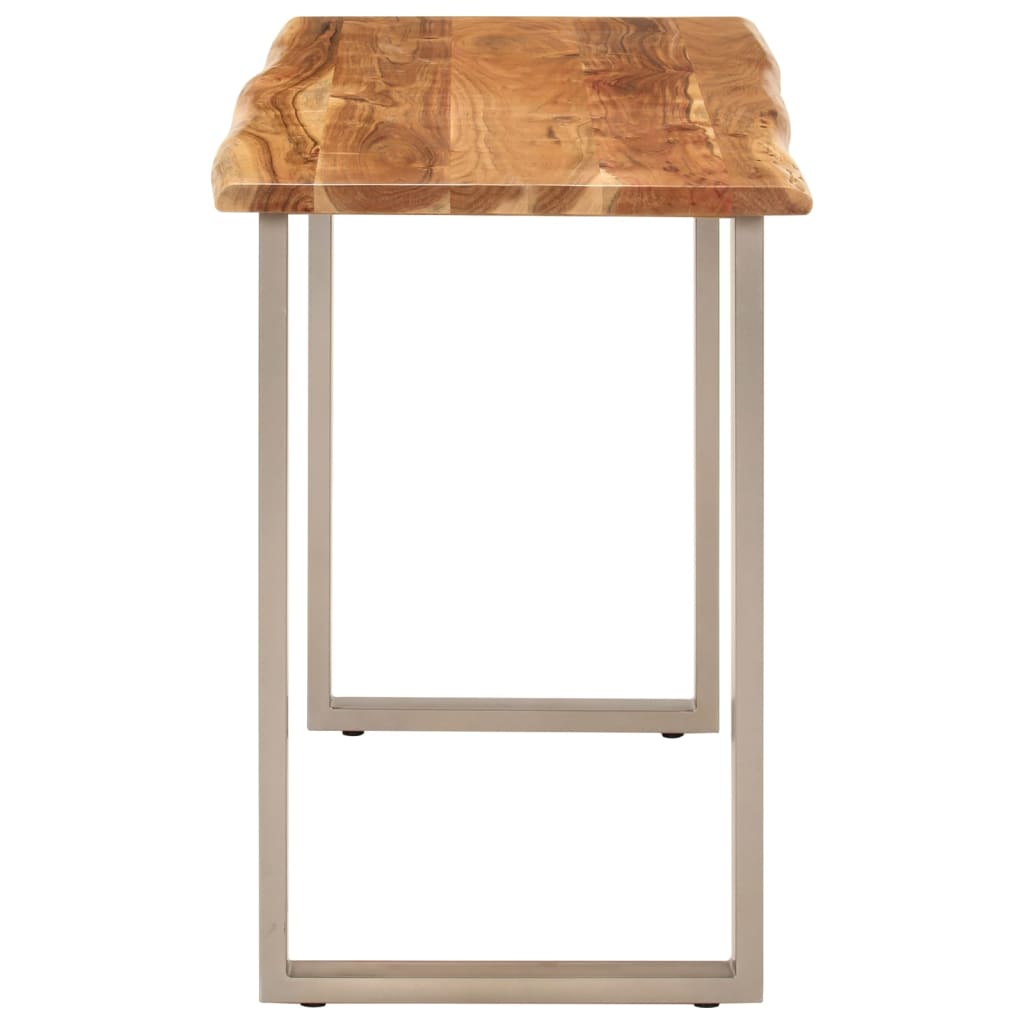 Dining Table 110x50x76 cm Solid Wood Acacia - OLBRIT