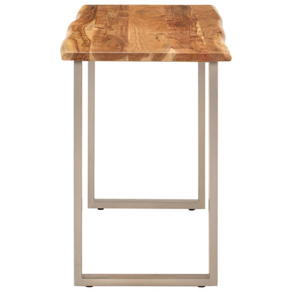 Dining Table 110x50x76 cm Solid Wood Acacia - OLBRIT