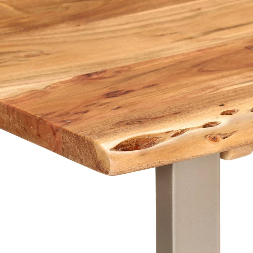 Dining Table 110x50x76 cm Solid Wood Acacia - OLBRIT