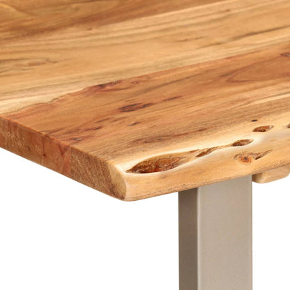 Dining Table 110x50x76 cm Solid Wood Acacia - OLBRIT