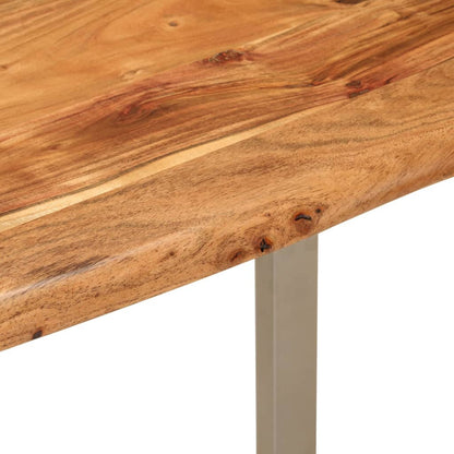 Dining Table 110x50x76 cm Solid Wood Acacia - OLBRIT