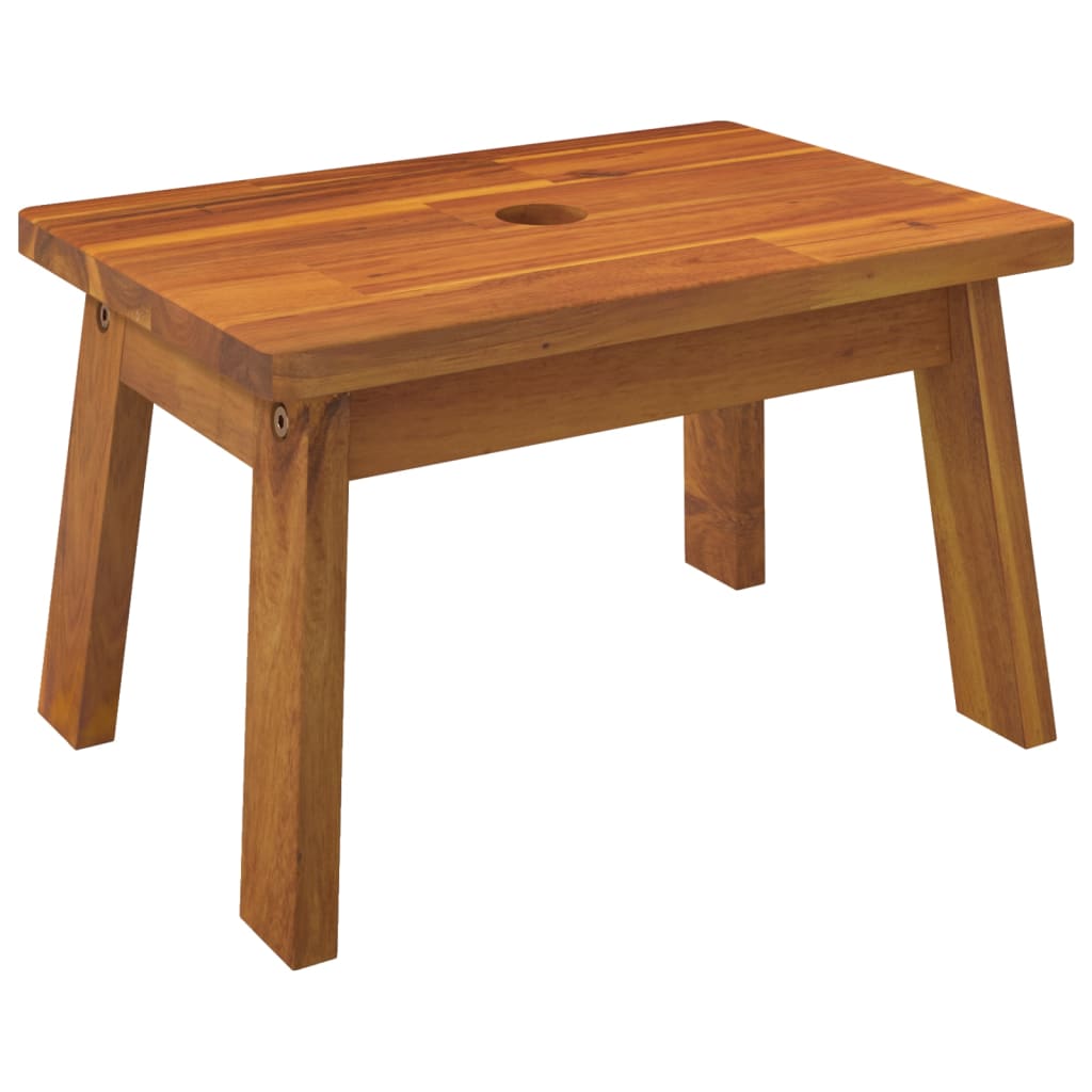 Step Stool 38x26x22 cm Solid Wood Acacia - OLBRIT