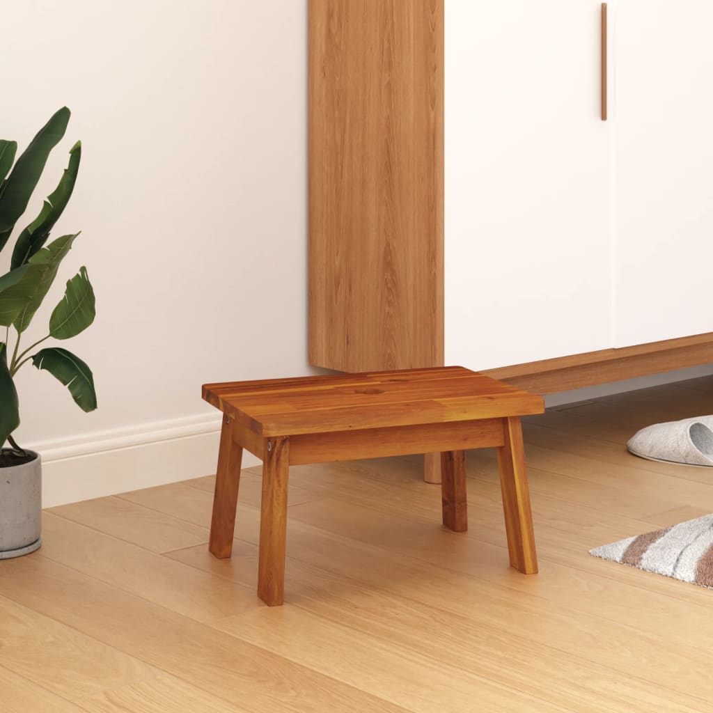 Step Stool 38x26x22 cm Solid Wood Acacia - OLBRIT
