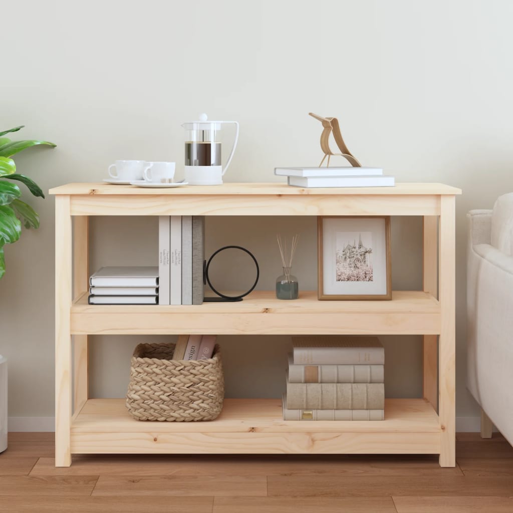 Console Table 110x40x74 cm Solid Wood Pine - OLBRIT