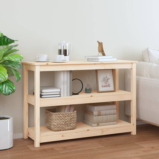 Console Table 110x40x74 cm Solid Wood Pine - OLBRIT