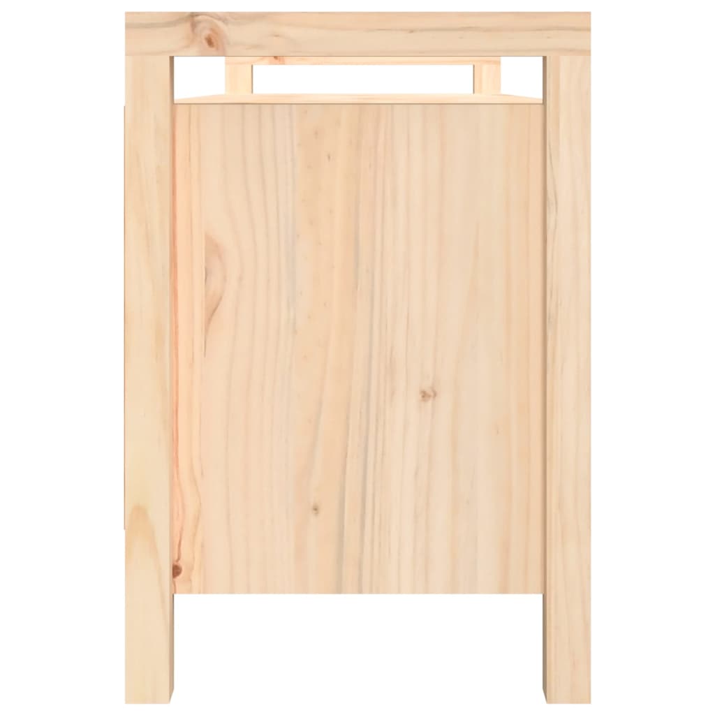 Hall Bench 110x40x60 cm Solid Wood Pine - OLBRIT