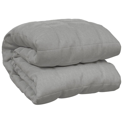 Weighted Blanket Grey 120x180 cm 5 kg Fabric - OLBRIT