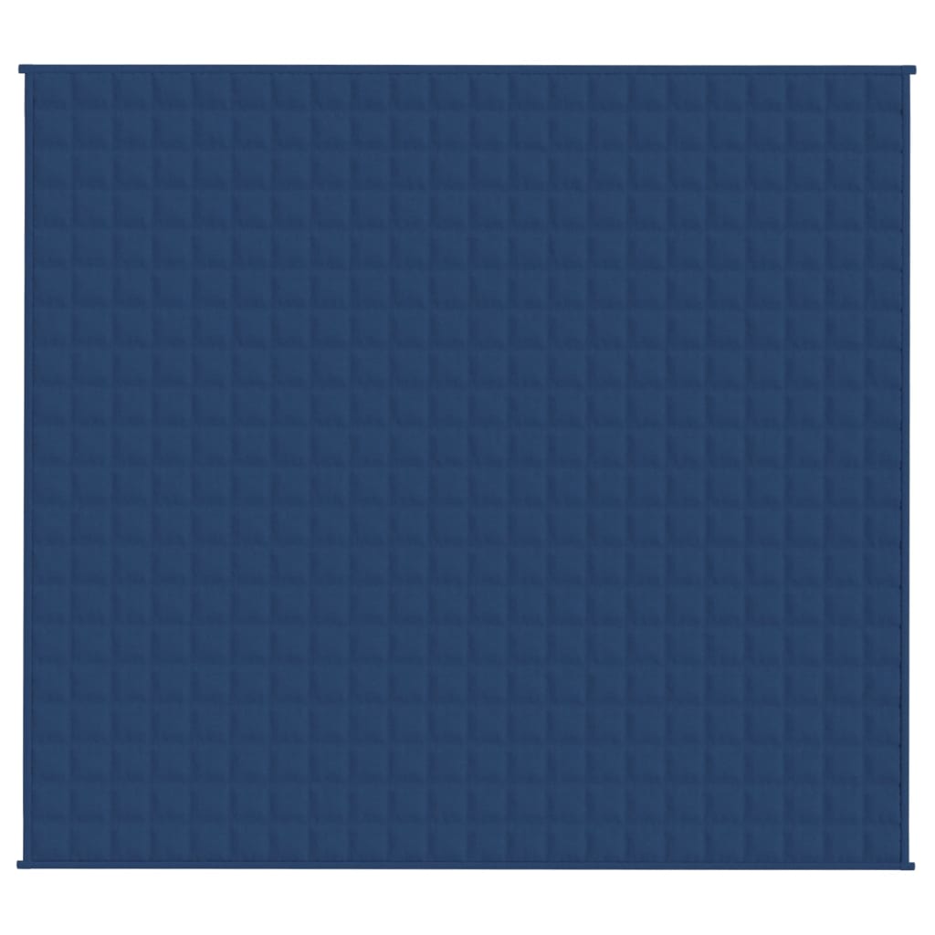 Weighted Blanket Blue 200x225 cm 13 kg Fabric - OLBRIT