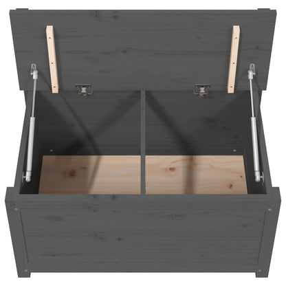 Bench Grey 80x41x77 cm Solid Wood Pine - OLBRIT