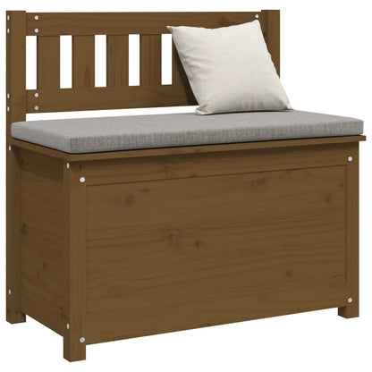 Bench Honey Brown 80x41x77 cm Solid Wood Pine - OLBRIT