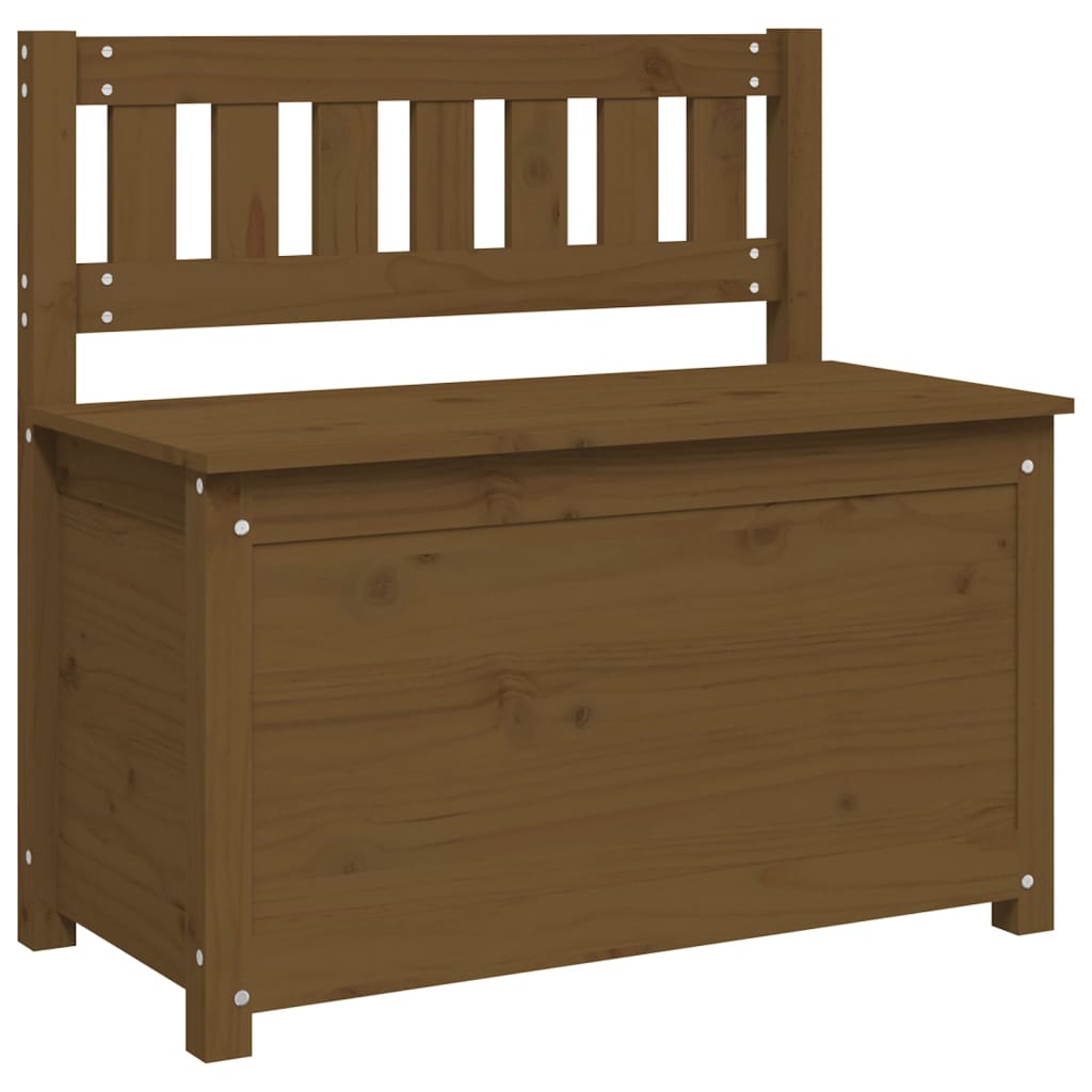 Bench Honey Brown 80x41x77 cm Solid Wood Pine - OLBRIT