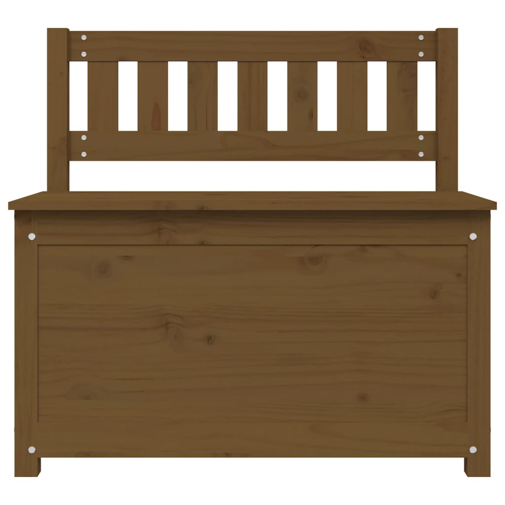 Bench Honey Brown 80x41x77 cm Solid Wood Pine - OLBRIT