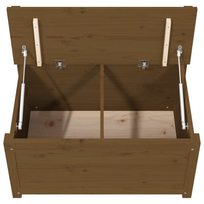 Bench Honey Brown 80x41x77 cm Solid Wood Pine - OLBRIT