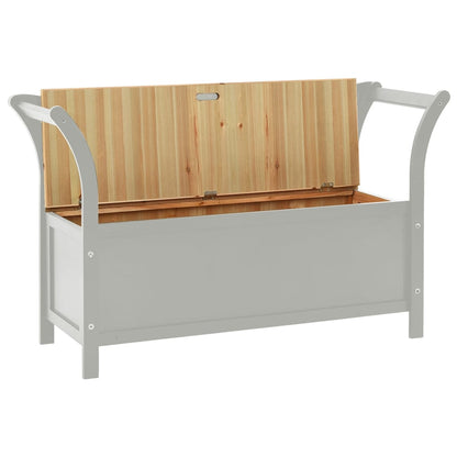 Bench Grey 107x45x75.5 cm Solid Wood Fir - OLBRIT