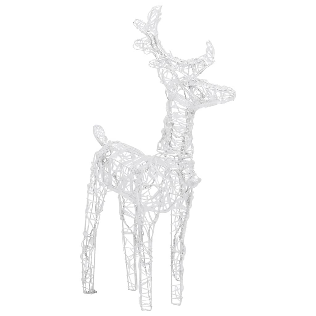 Christmas Reindeers 4 pcs Warm White 160 LEDs Acrylic - OLBRIT