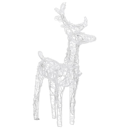 Christmas Reindeers 4 pcs Warm White 160 LEDs Acrylic - OLBRIT
