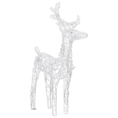 Christmas Reindeers 6 pcs Warm White 240 LEDs Acrylic - OLBRIT