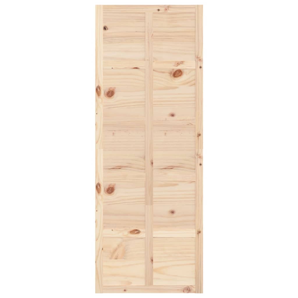 Barn Door 80x1.8x214 cm Solid Wood Pine - OLBRIT