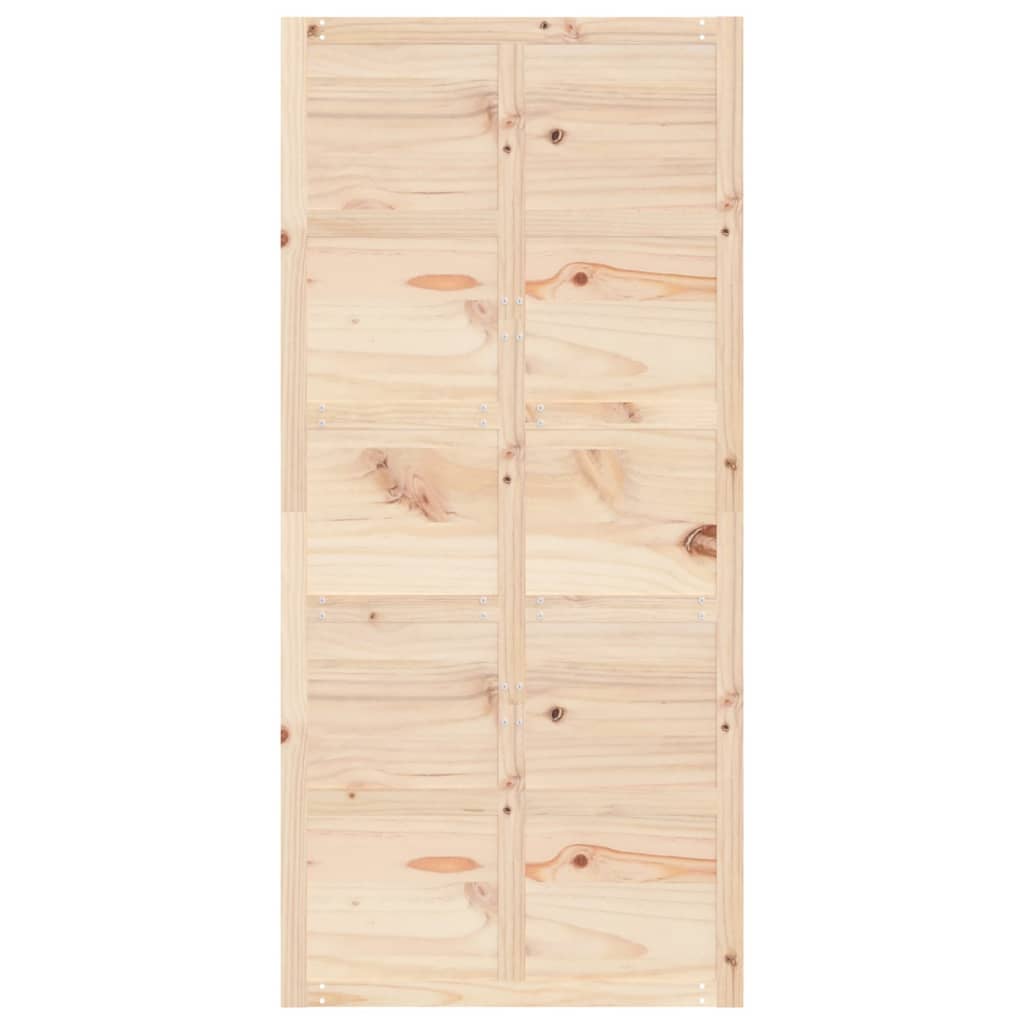 Barn Door 100x1.8x214 cm Solid Wood Pine - OLBRIT