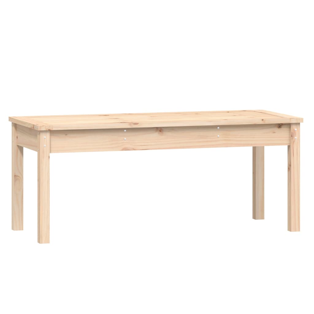 Garden Bench 109x44x45 cm Solid Wood Pine - OLBRIT