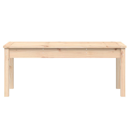 Garden Bench 109x44x45 cm Solid Wood Pine - OLBRIT