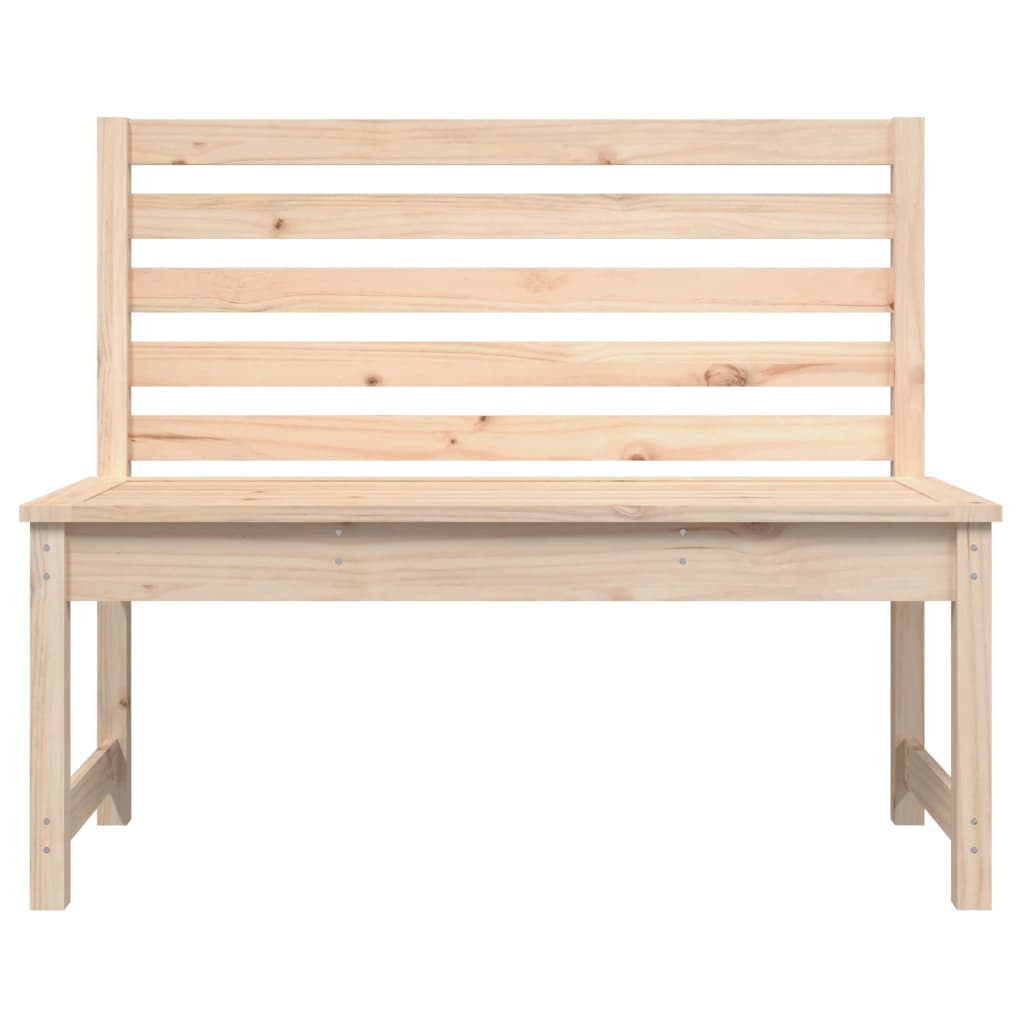Garden Bench 109 cm Solid Wood Pine - OLBRIT