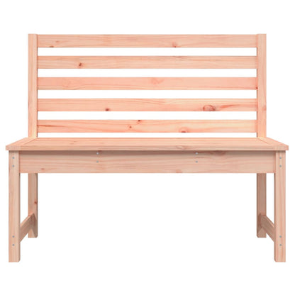 Garden Bench 109 cm Solid Wood Douglas - OLBRIT