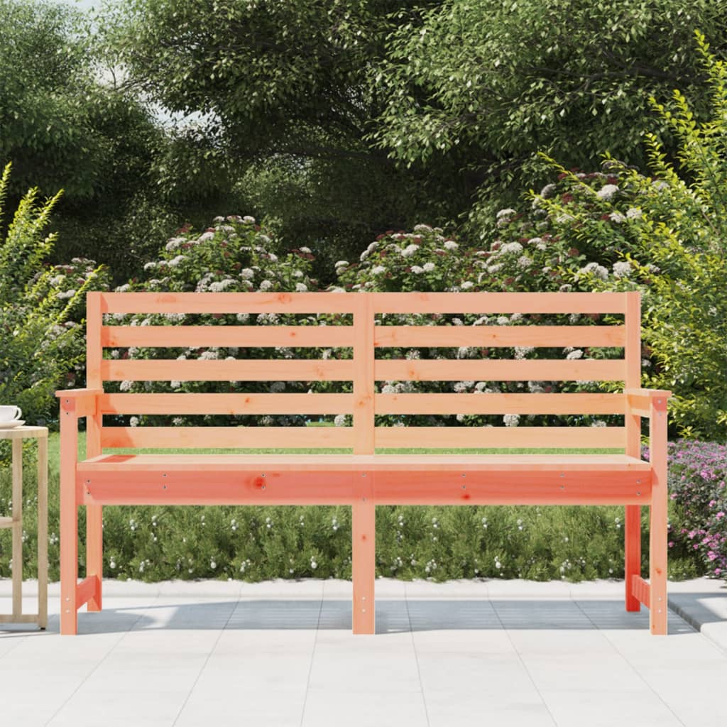 Garden Bench 159.5x48x91.5 cm Solid Wood Douglas - OLBRIT