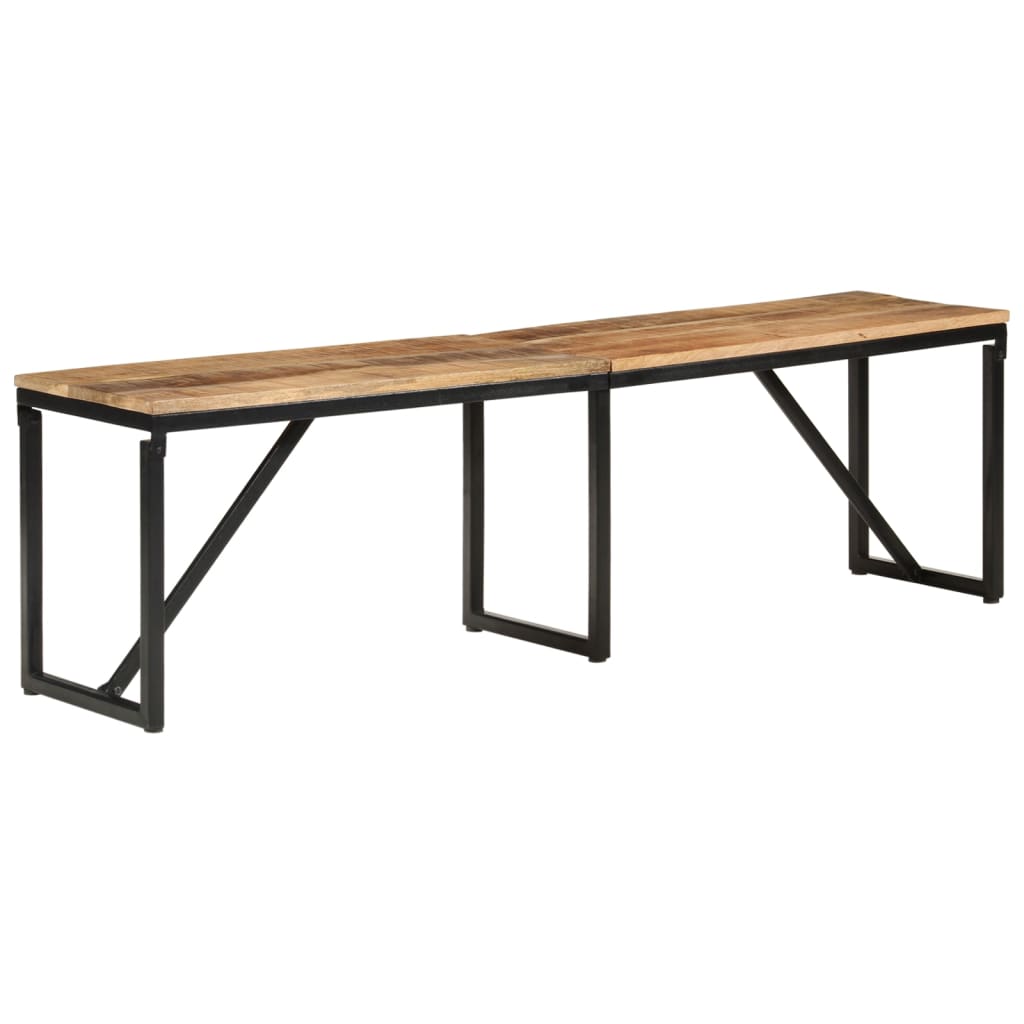 Bench 160x35x46 cm Solid Wood Mango - OLBRIT