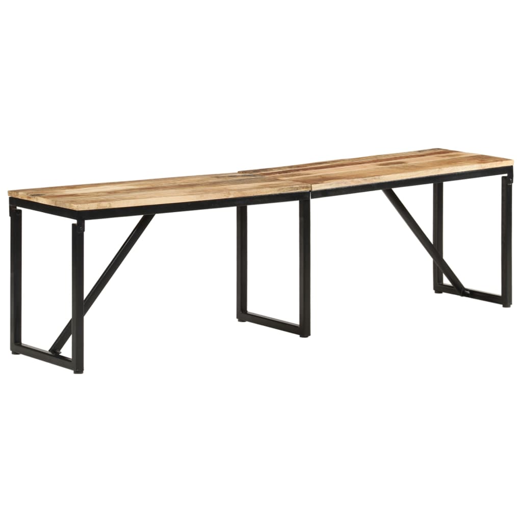 Bench 160x35x46 cm Solid Wood Mango - OLBRIT