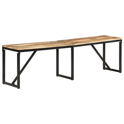 Bench 160x35x46 cm Solid Wood Mango - OLBRIT