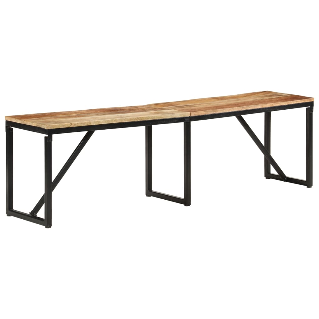 Bench 160x35x46 cm Solid Wood Mango - OLBRIT
