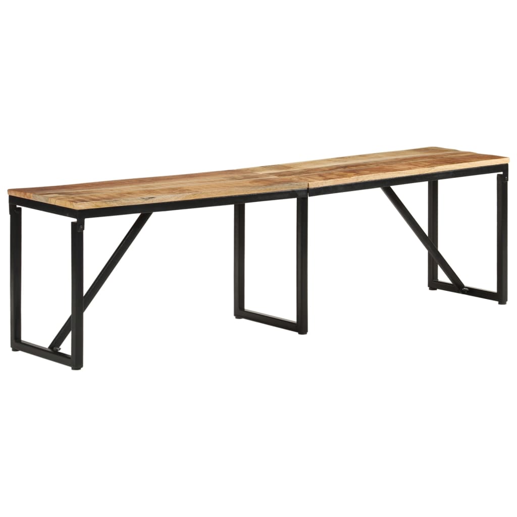 Bench 160x35x46 cm Solid Wood Mango - OLBRIT