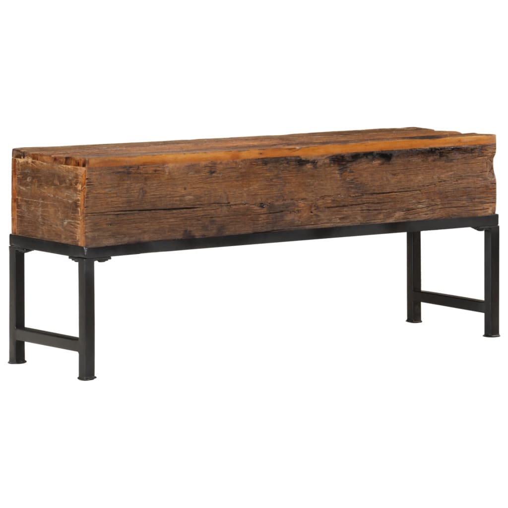 Bench 110 cm Solid Wood Reclaimed - OLBRIT