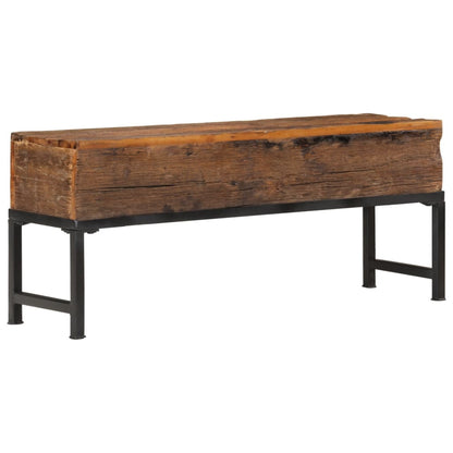Bench 110 cm Solid Wood Reclaimed - OLBRIT