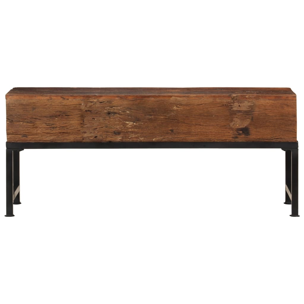 Bench 110 cm Solid Wood Reclaimed - OLBRIT