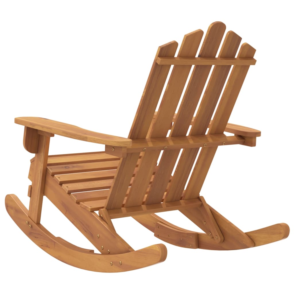 Adirondack Rocking Chair Solid Wood Acacia - OLBRIT