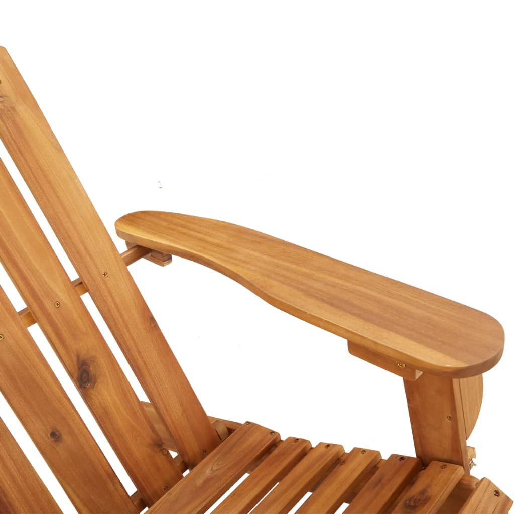 Adirondack Rocking Chair Solid Wood Acacia - OLBRIT