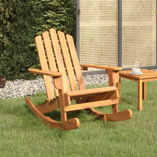 Adirondack Rocking Chair Solid Wood Acacia - OLBRIT