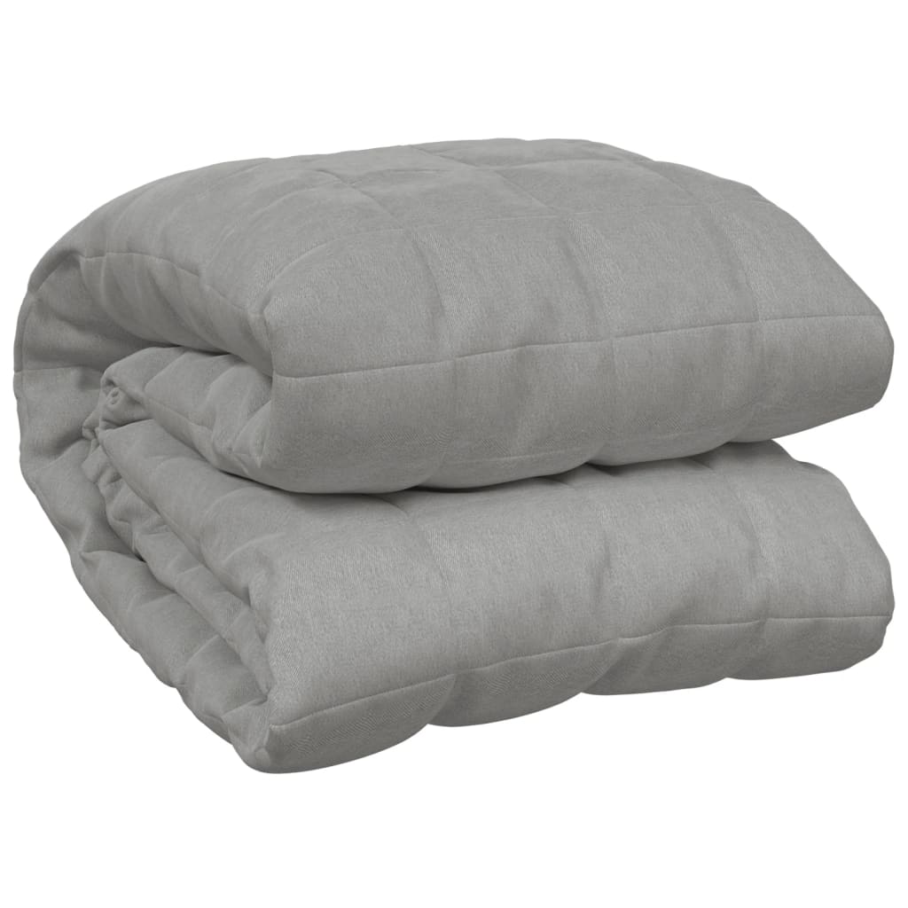 Weighted Blanket Grey 135x200 cm Single 6 kg Fabric - OLBRIT