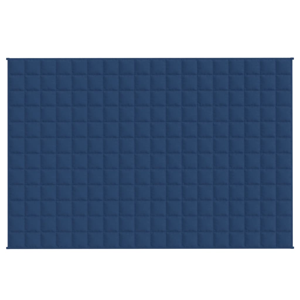 Weighted Blanket Blue 135x200 cm Single 6 kg Fabric - OLBRIT