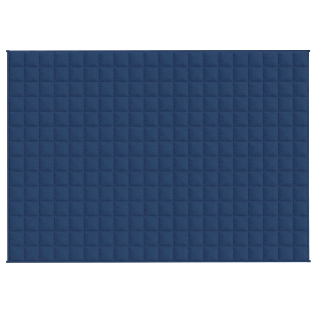 Weighted Blanket Blue 140x200 cm Single 6 kg Fabric - OLBRIT