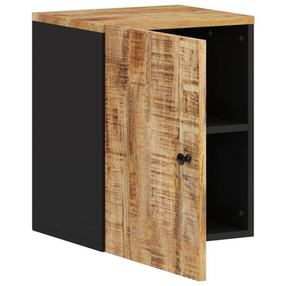 Bathroom Wall Cabinet 38x33x48 cm Solid Wood Mango - OLBRIT