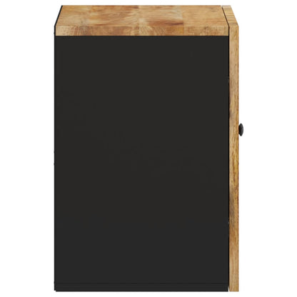 Bathroom Wall Cabinet 38x33x48 cm Solid Wood Mango - OLBRIT