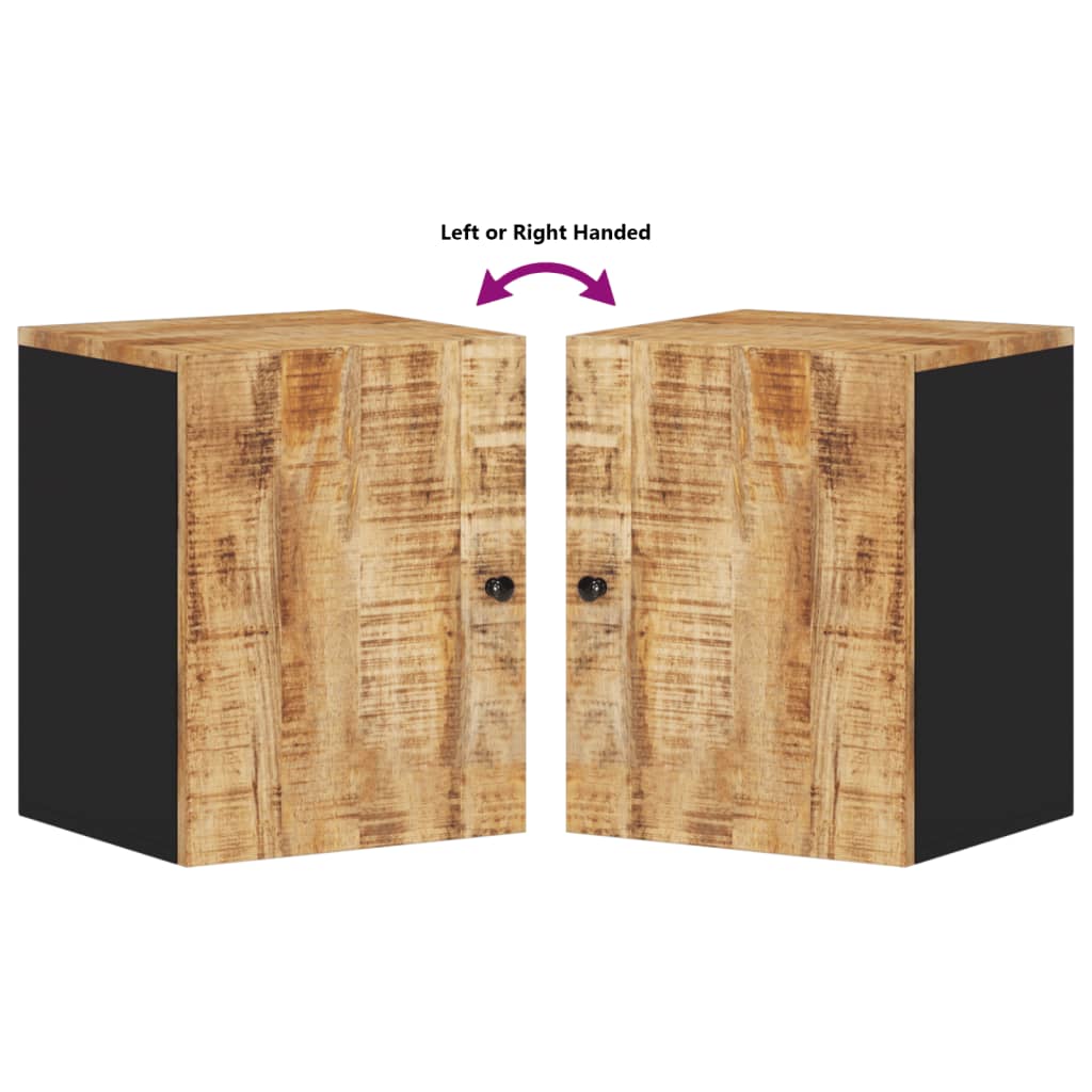 Bathroom Wall Cabinet 38x33x48 cm Solid Wood Mango - OLBRIT